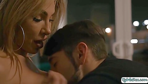 Sexy stepmom gets pounded hard with stepson's cock