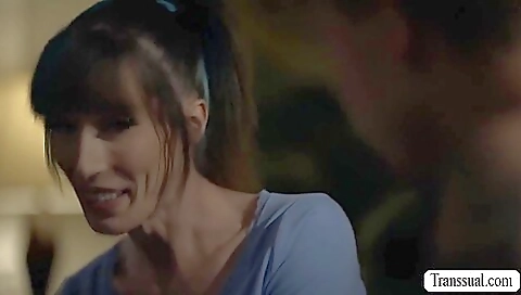 Hottie with a tattooed pussy and large boobies gets fucked