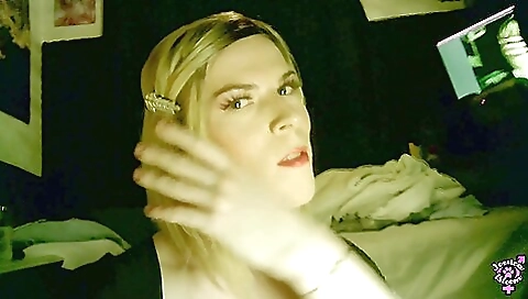 Amateur blonde babe is getting anal sex with a big cock