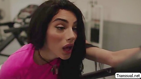 Busty brunette babe gets her ass penetrated and facial